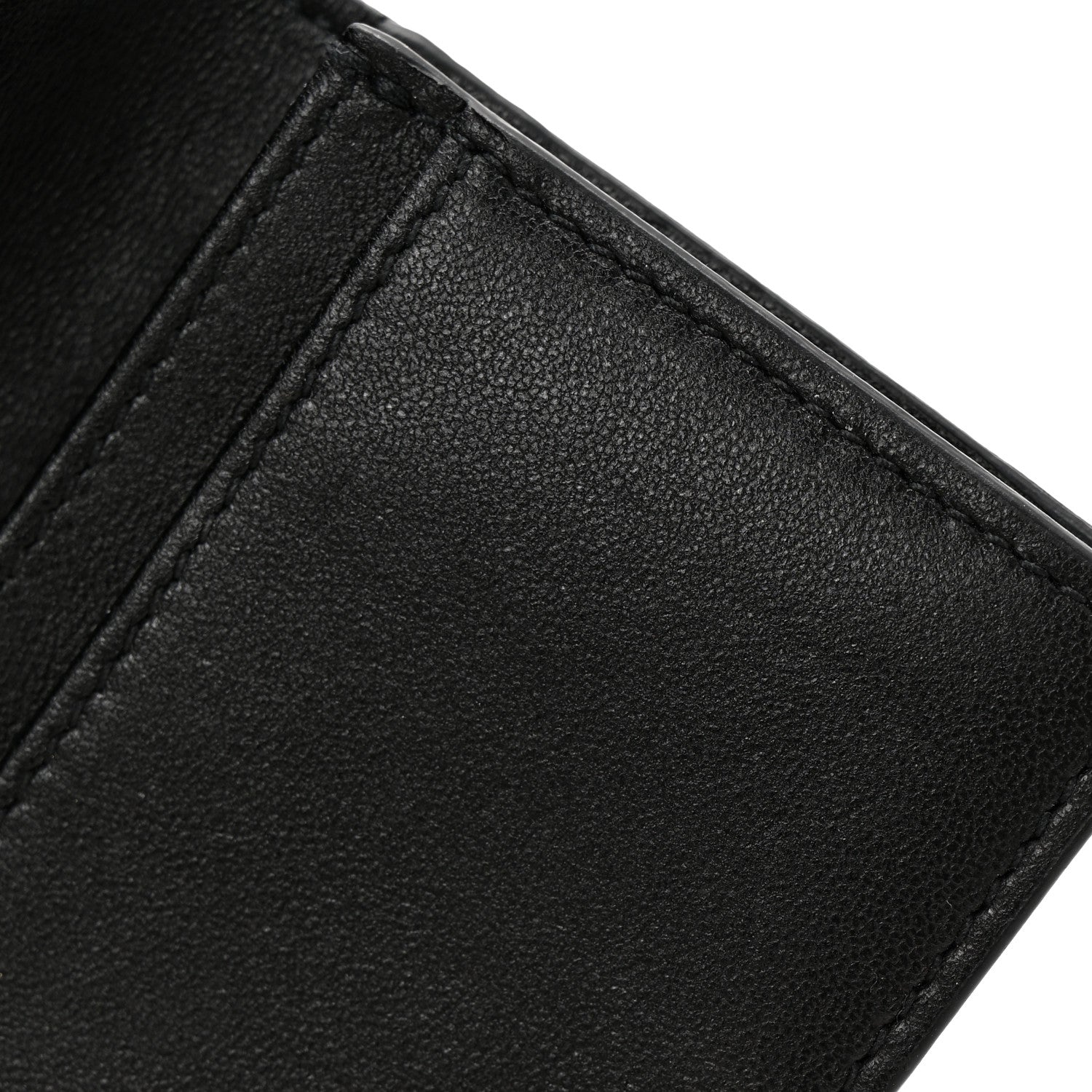 Christian Dior Lambskin Cannage Small Lady Dior Flap Card Holder Black 8 of 10
