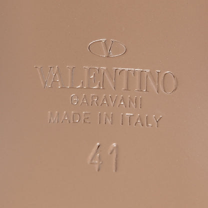 Valentino Garavani Calfskin Rockstud 60mm City Sandals 41 Light Cuir 7 of 9