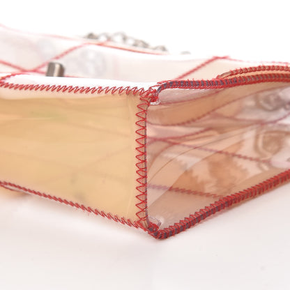 Chanel PVC Stitched Flap Beige Pink 10 of 18