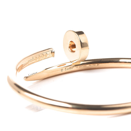 Cartier 18K Yellow Gold Juste Un Clou Bracelet 15 5 of 6