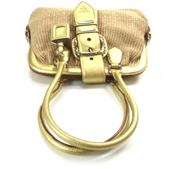 Prada Paglia Straw Leather 6 of 11