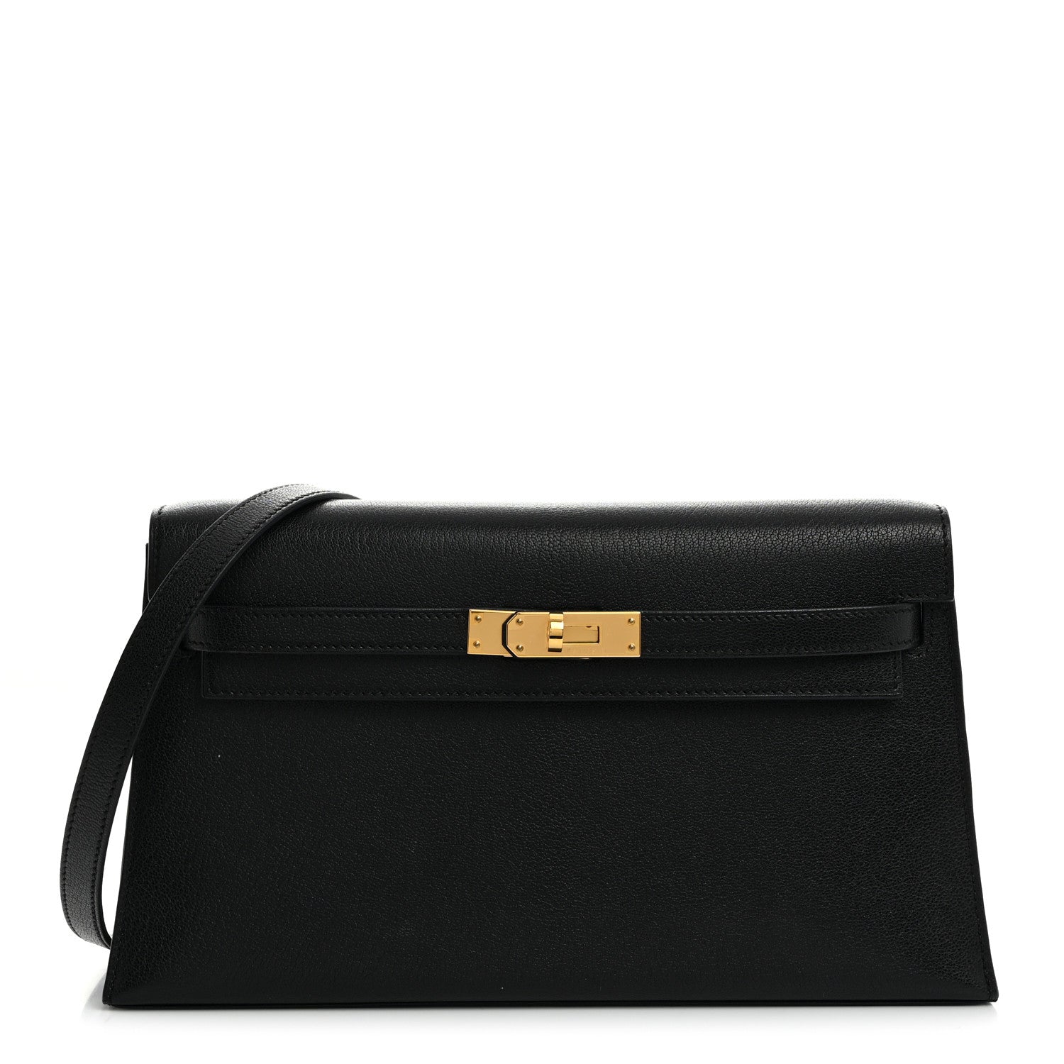 Hermes Chevre Chamkila Kelly Elan Black 1 of 11
