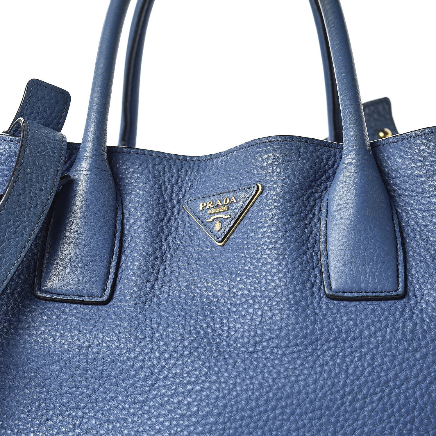 Prada Vitello Daino Tote Cobalto 23 of 23