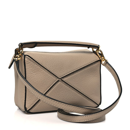 Loewe Calfskin Mini Puzzle Bag Sand 2 of 9