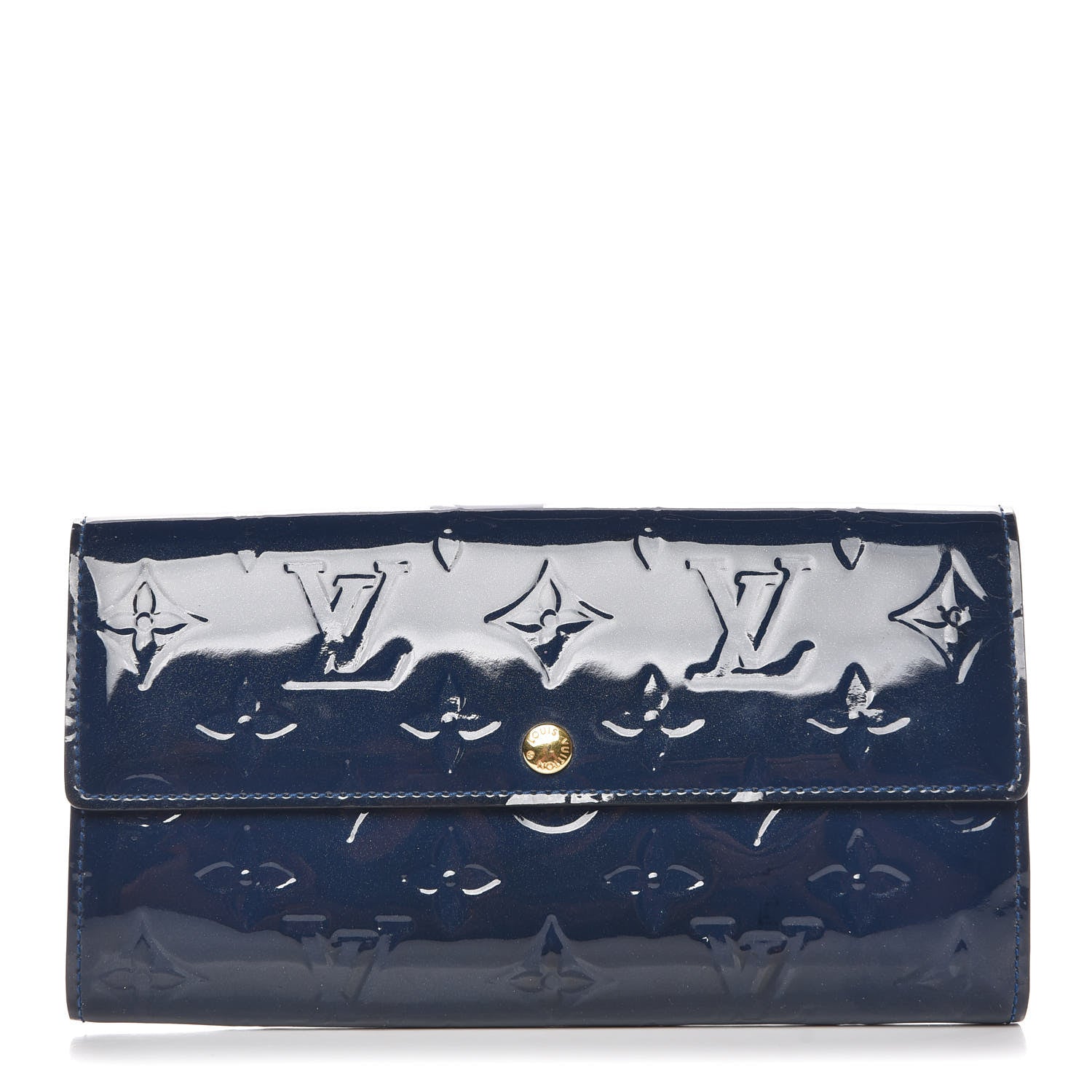 Louis Vuitton Vernis Sarah Wallet Grand Blue 1 of 11