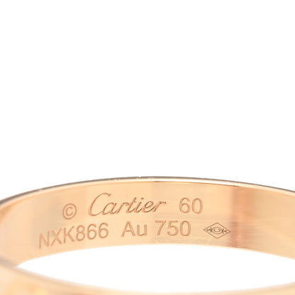 Cartier 18K Yellow Gold 3.5mm LOVE Wedding Band Ring 60 9 4 of 5