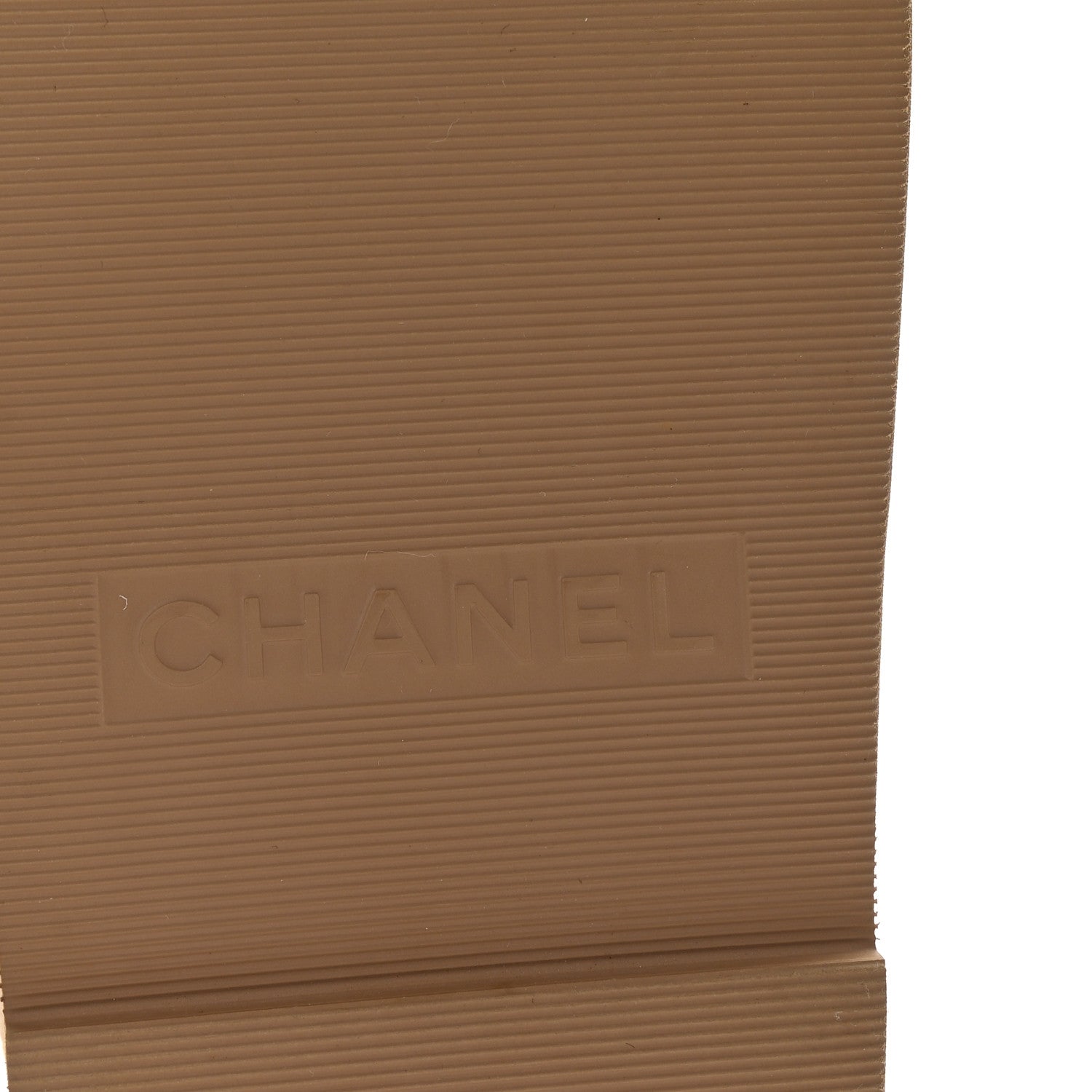 Chanel Suede Calfskin Velcro Dad Sandals 36 Beige 7 of 10