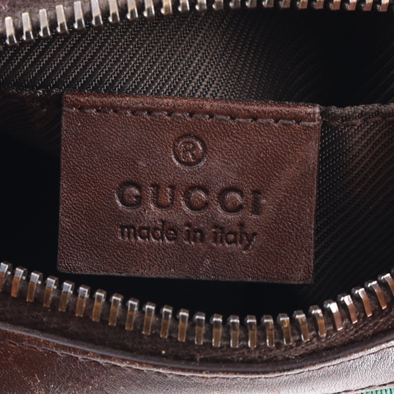 Gucci Monogram Web Small Cosmetic Case Dark Brown 6 of 10