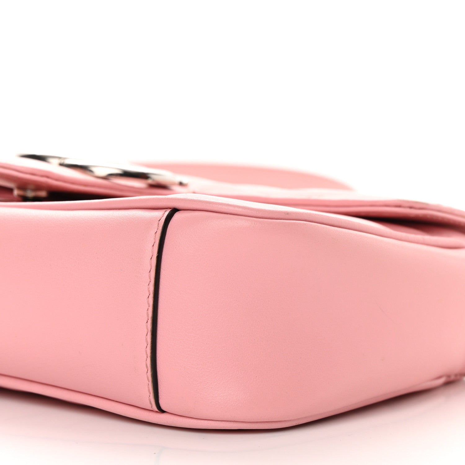 Gucci Calfskin Matelasse Mini GG Marmont Shoulder Bag Perfect Pink 10 of 21