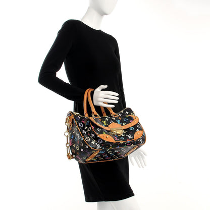 Louis Vuitton Monogram Multicolor Rita Black 3 of 8