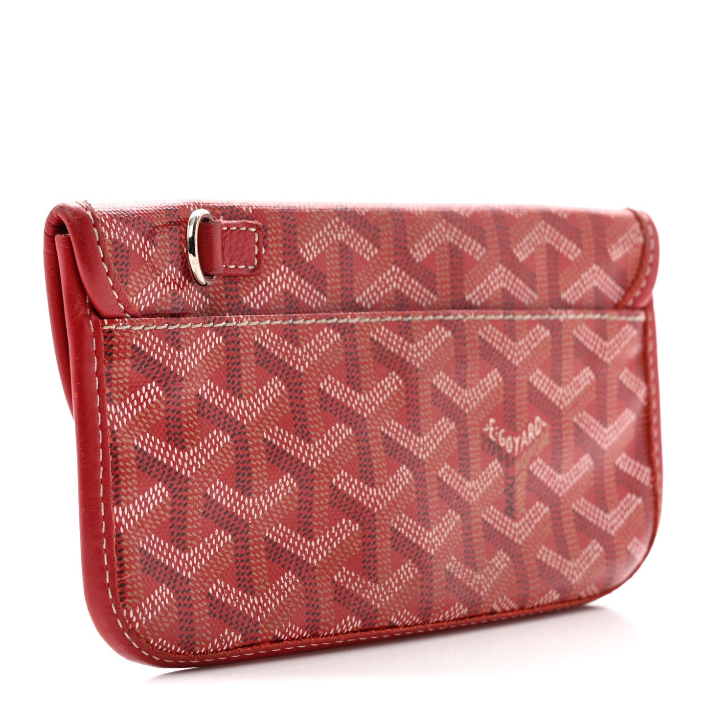 Goyardine Pouch Red