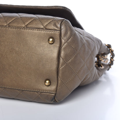 Chanel Metallic Calfskin Quilted Istanbul Accordion Flap Gold 9 of 9