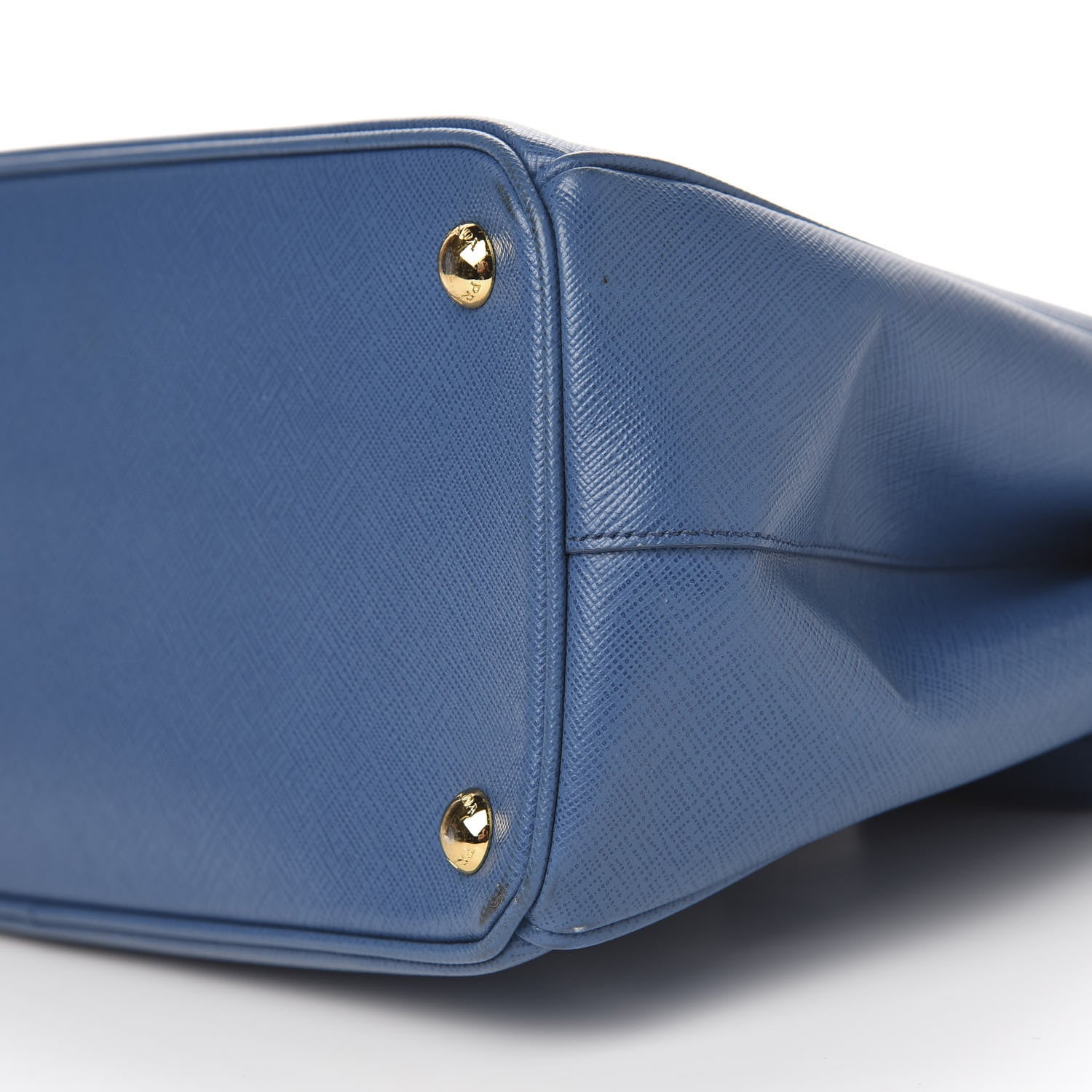 Prada Saffiano Small Galleria Double Zip Tote Bluette 16 of 17