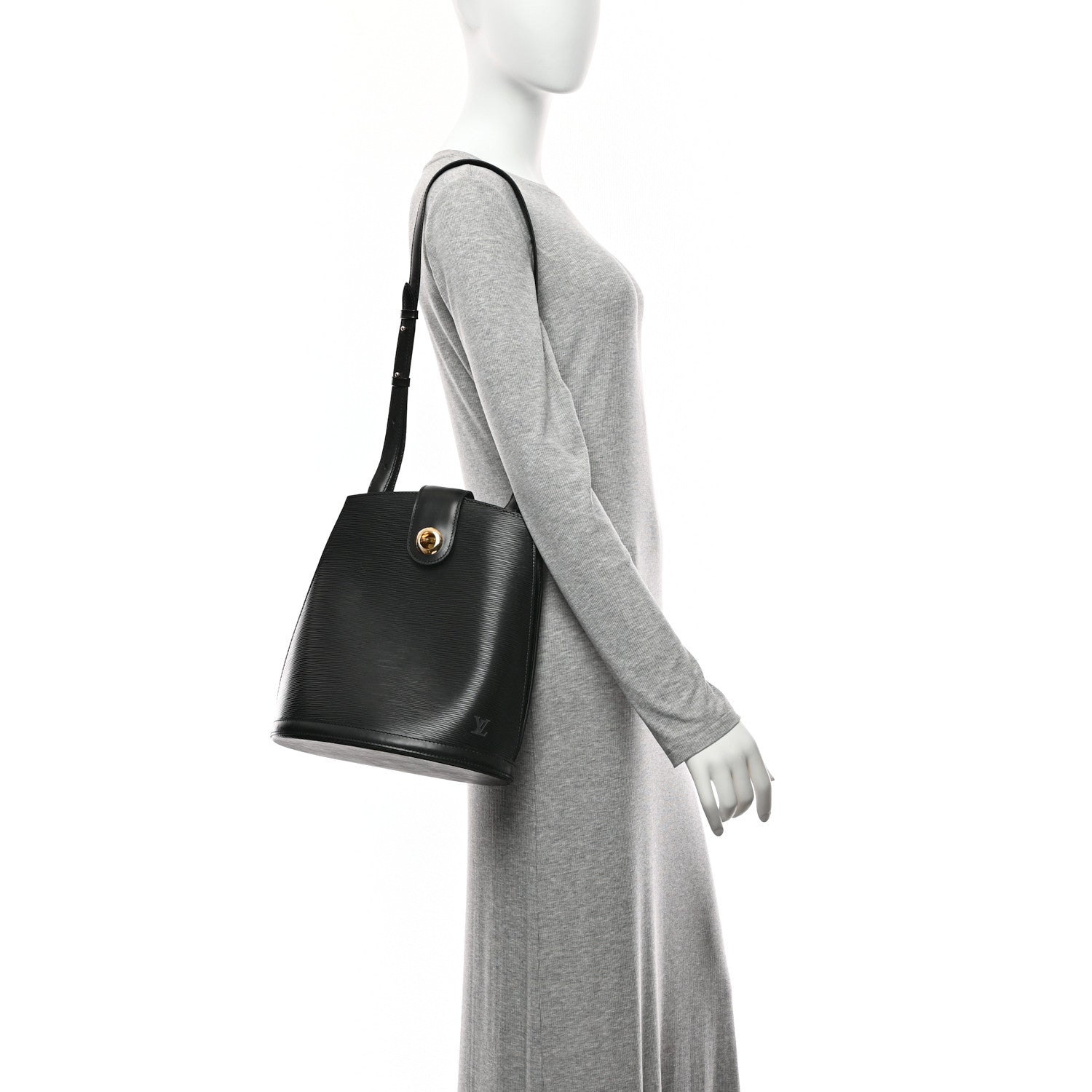 Louis Vuitton Epi Cluny Black 2 of 10
