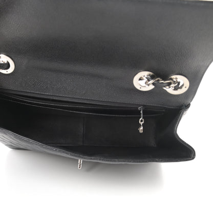 Chanel Caviar Quilted Jumbo Single Flap Black 5 of 14