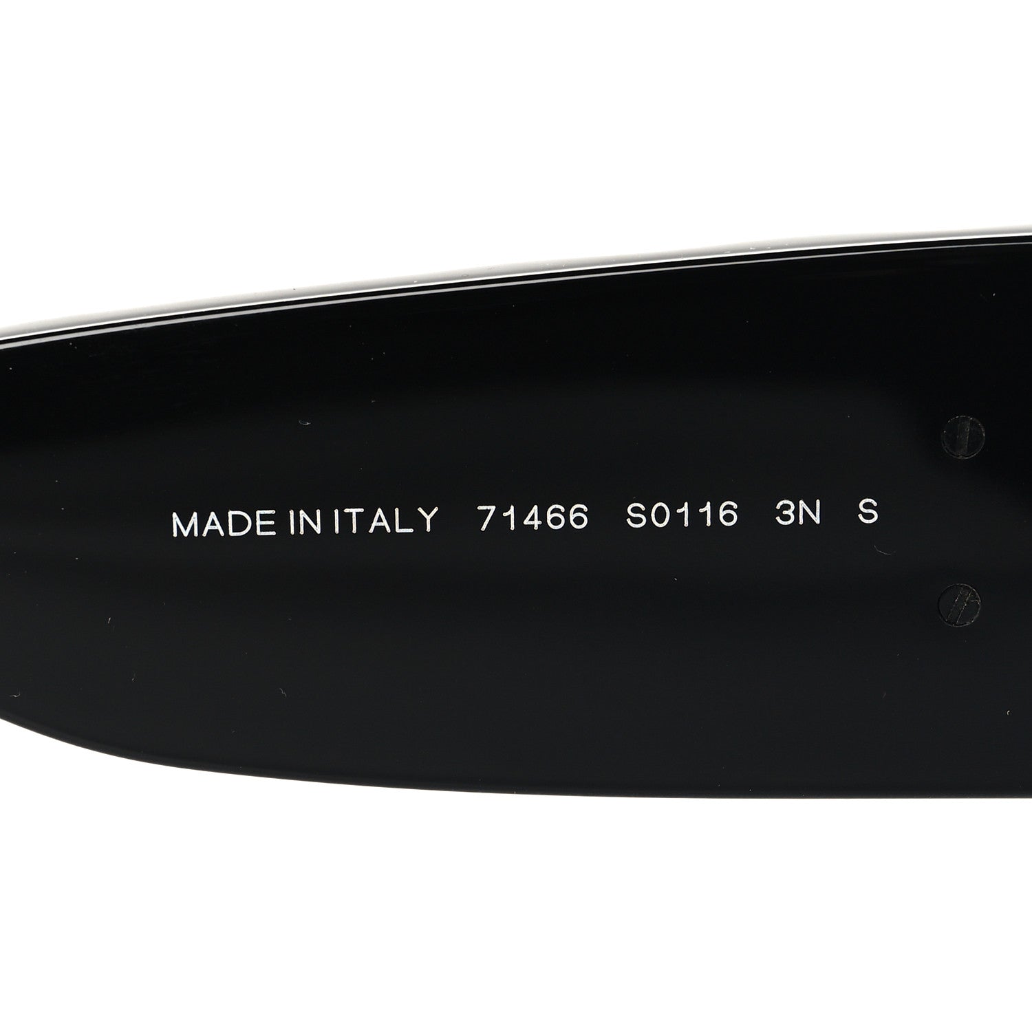 Chanel Acetate Shield Sunglasses 71466 Black 6 of 7