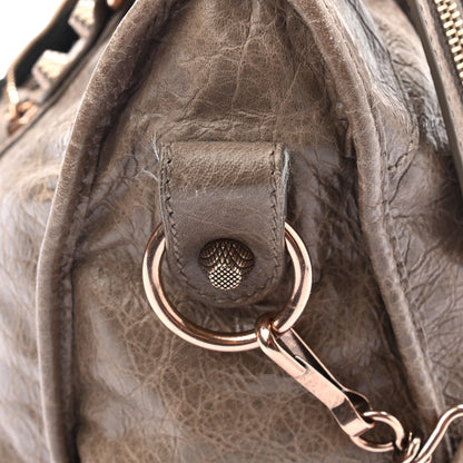 Balenciaga Agneau Giant 12 Rose Gold Hardware City Gris Poivre 10 of 11