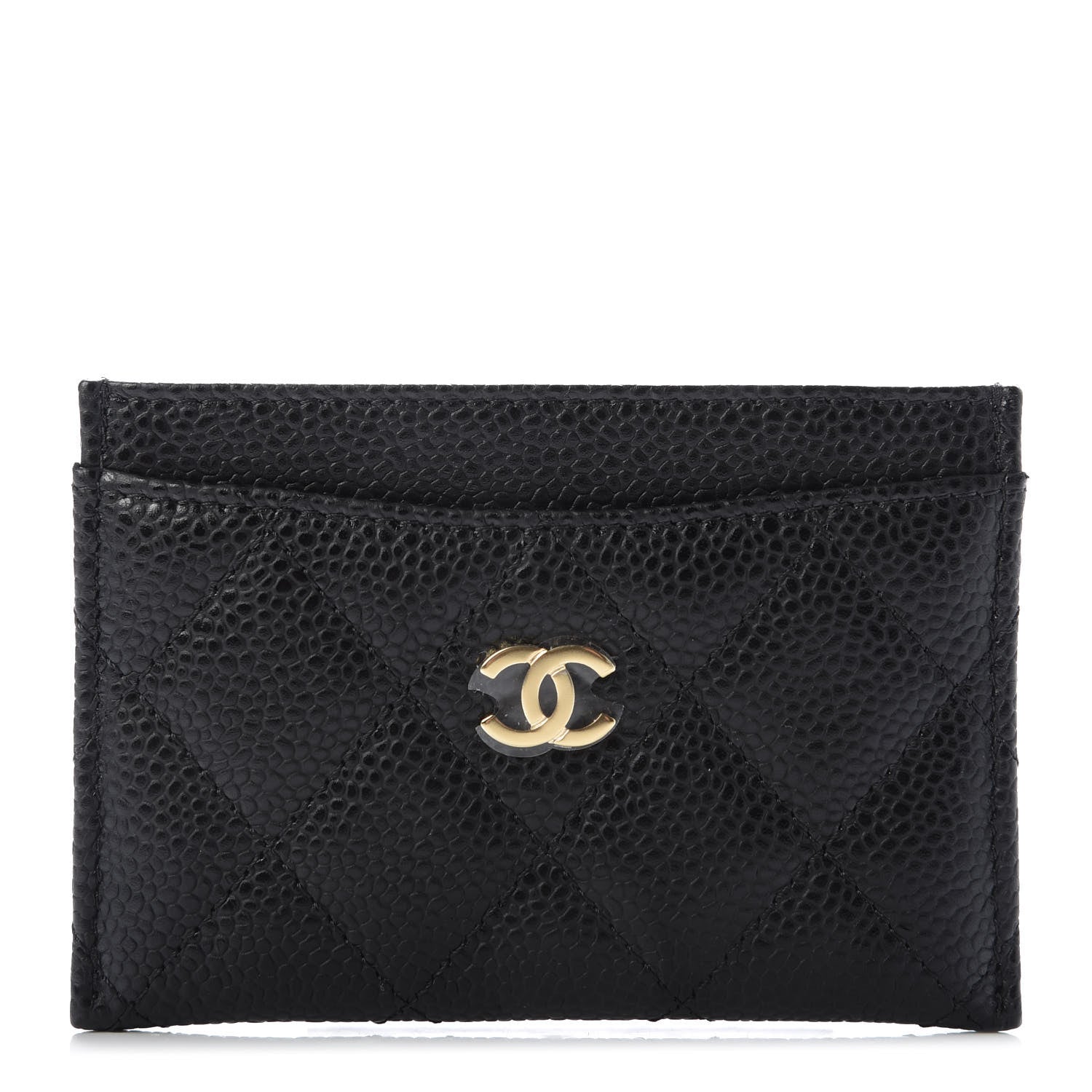 Chanel Caviar Quilted Card Holder Black 1 of 9