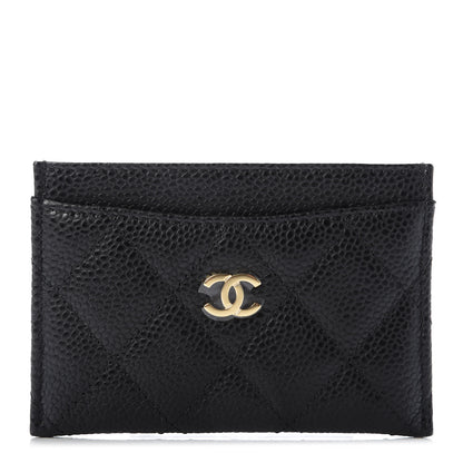 Chanel Caviar Quilted Card Holder Black 1 of 9