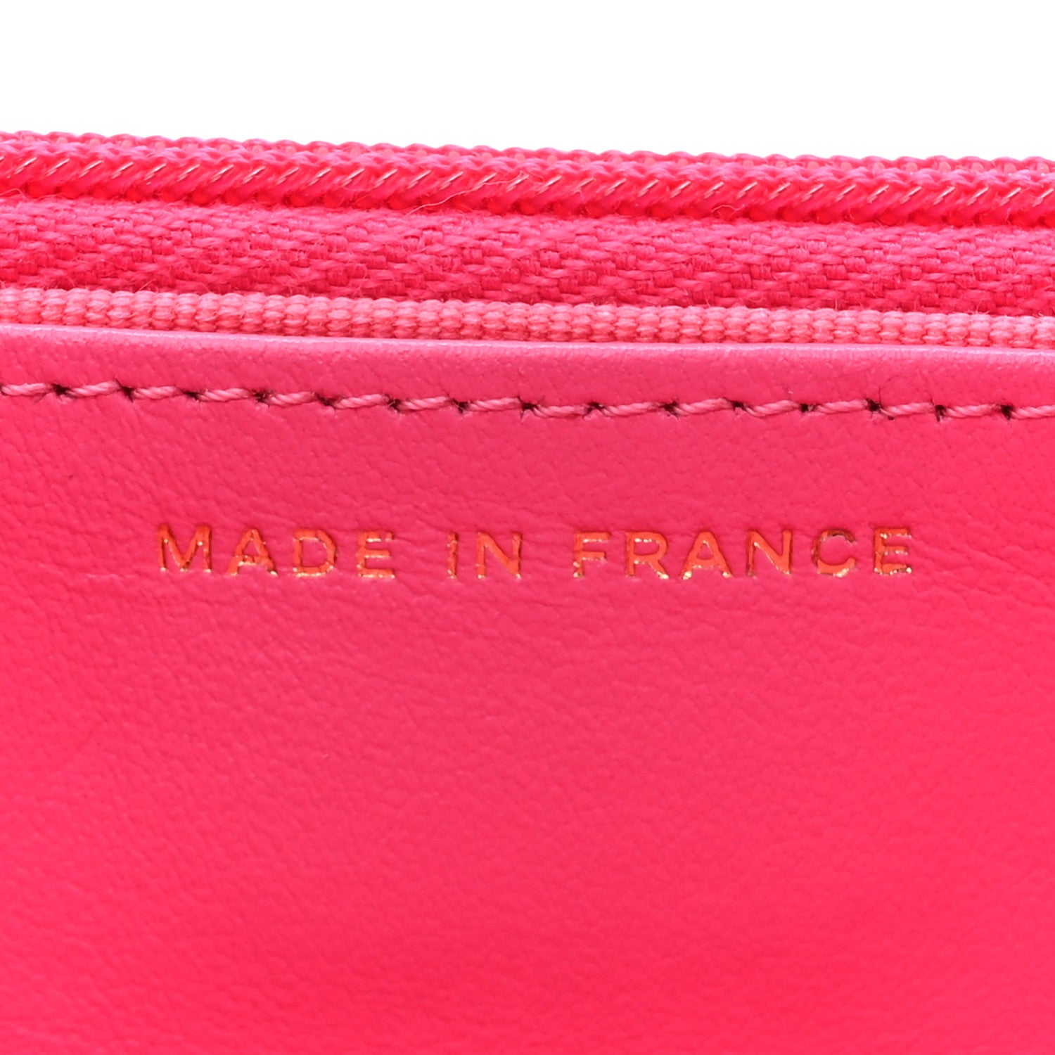 Chanel Caviar Quilted Wallet on Chain WOC Fuchsia 7 of 12