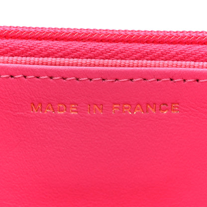 Chanel Caviar Quilted Wallet on Chain WOC Fuchsia 7 of 12