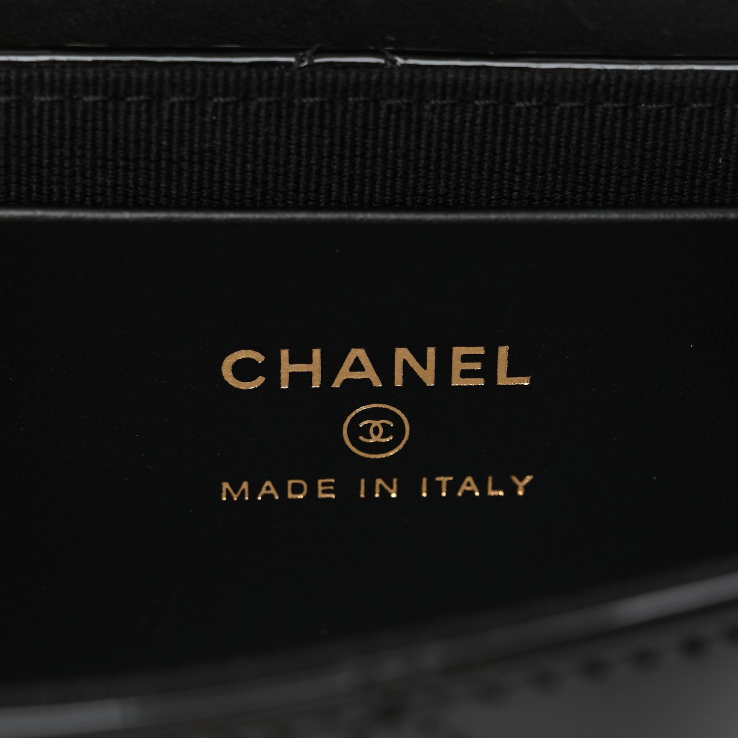 Chanel Patent Calfskin Quilted Mini Clutch Black 6 of 13