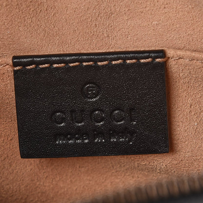 Gucci Calfskin Matelasse GG Marmont Belt Bag 95 38 Black 6 of 7
