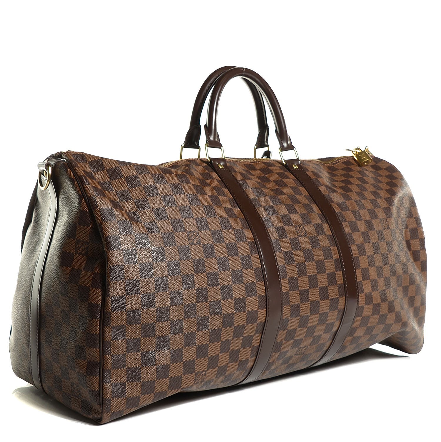 Louis Vuitton Damier Ebene Keepall Bandouliere 55 3 of 8