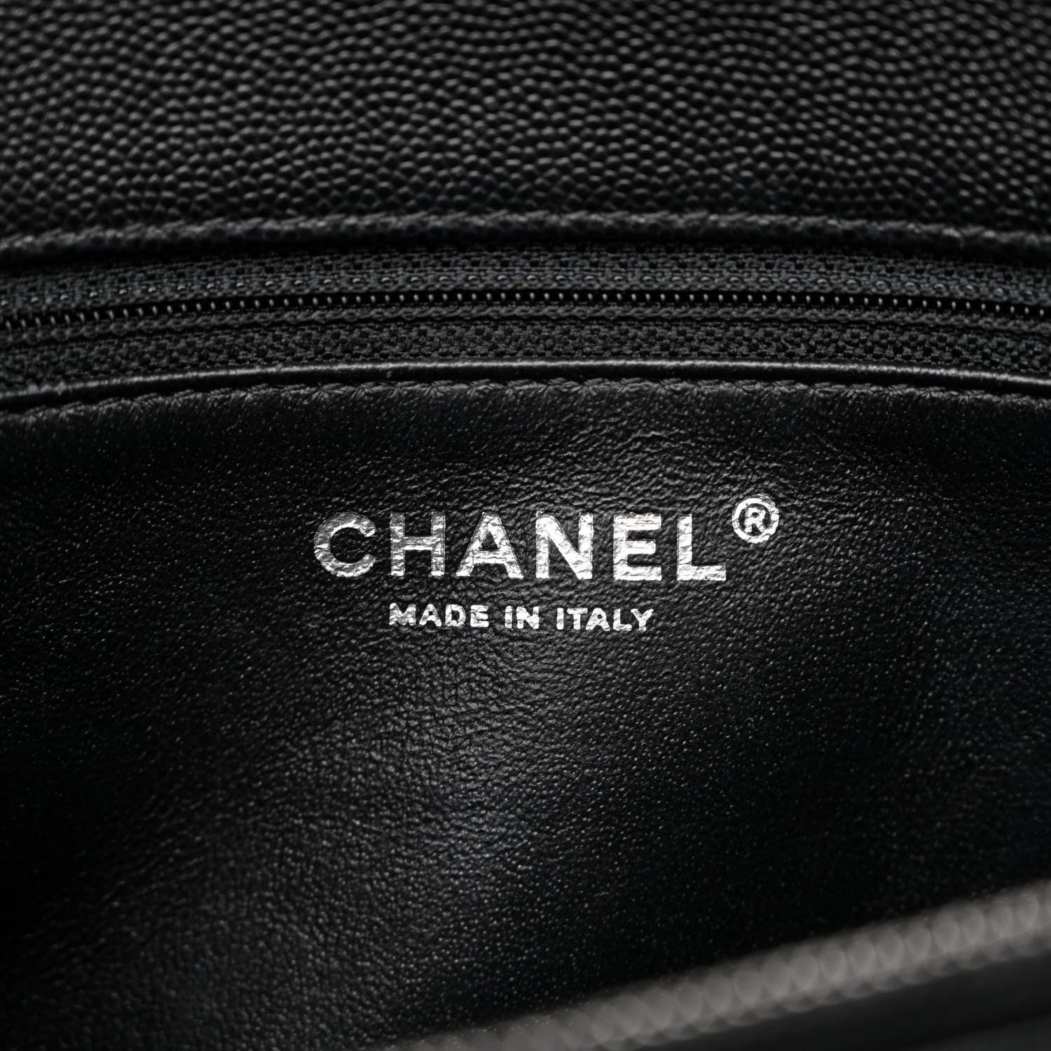 Chanel Caviar Lizard Quilted Medium Coco Handle Flap Black 6 of 11