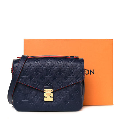Louis Vuitton Empreinte Pochette Metis Marine Rouge 13 of 13