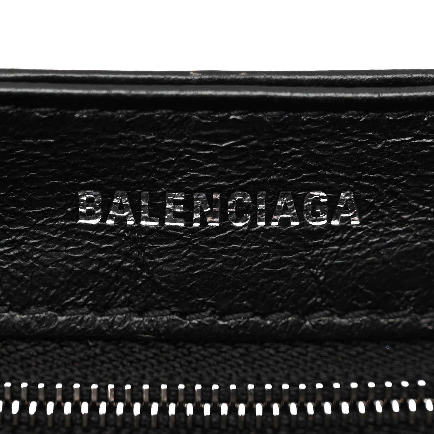Nappa Allover License BB Monogram Embossed Small Triplet Bag Silver