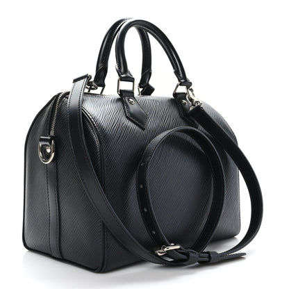 Louis Vuitton Epi Speedy Bandouliere 25 Black 4 of 11