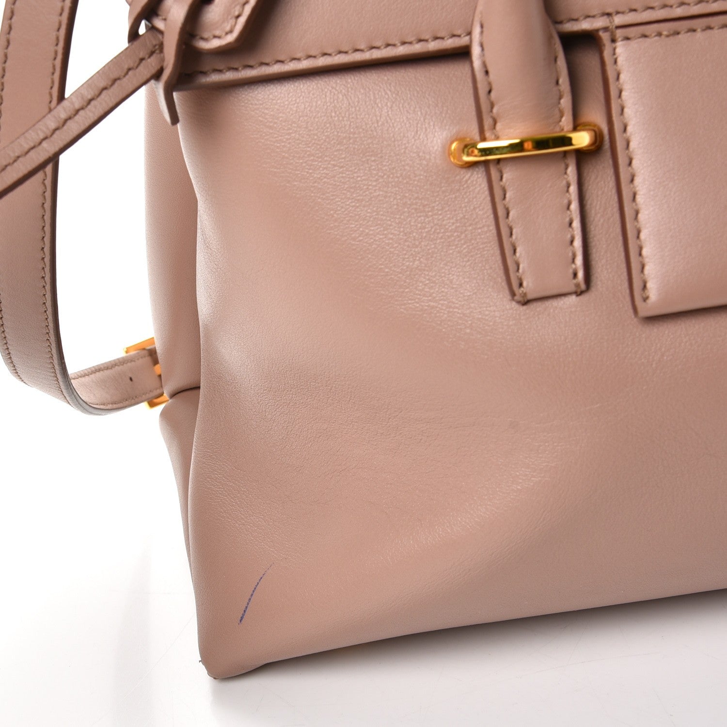 Tom Ford Smooth Calfskin Medium Icon Bag Blush Nude 8 of 10