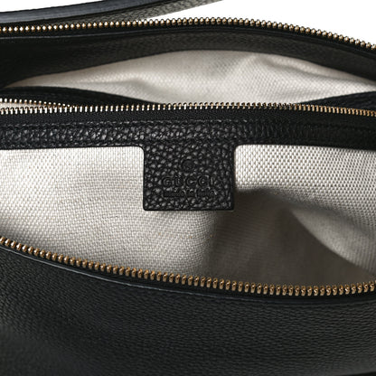 Gucci Pebbled Calfskin Large Soho Hobo Black 6 of 13