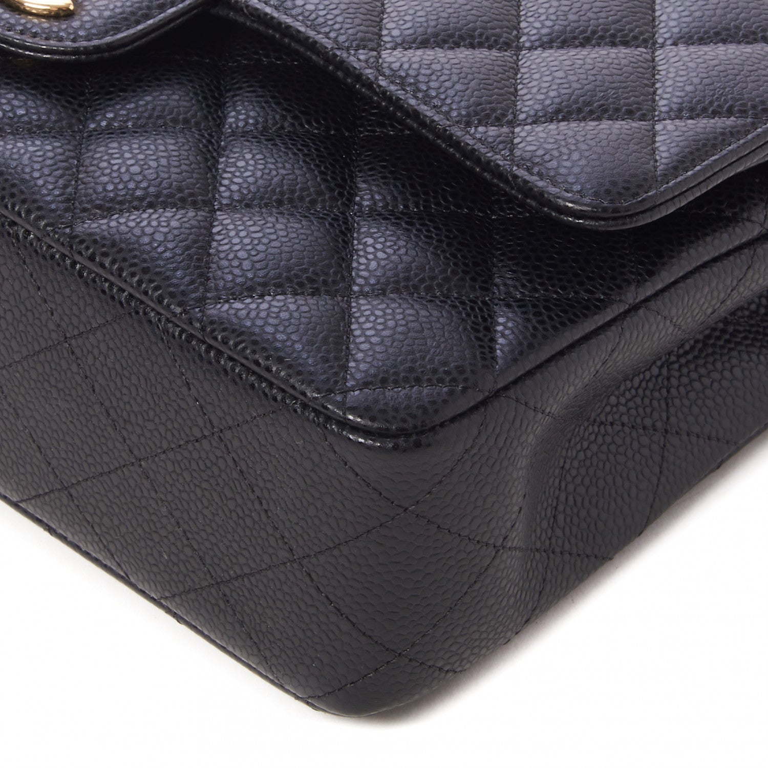 Chanel Caviar Quilted Medium Double Flap Black 4 of 10