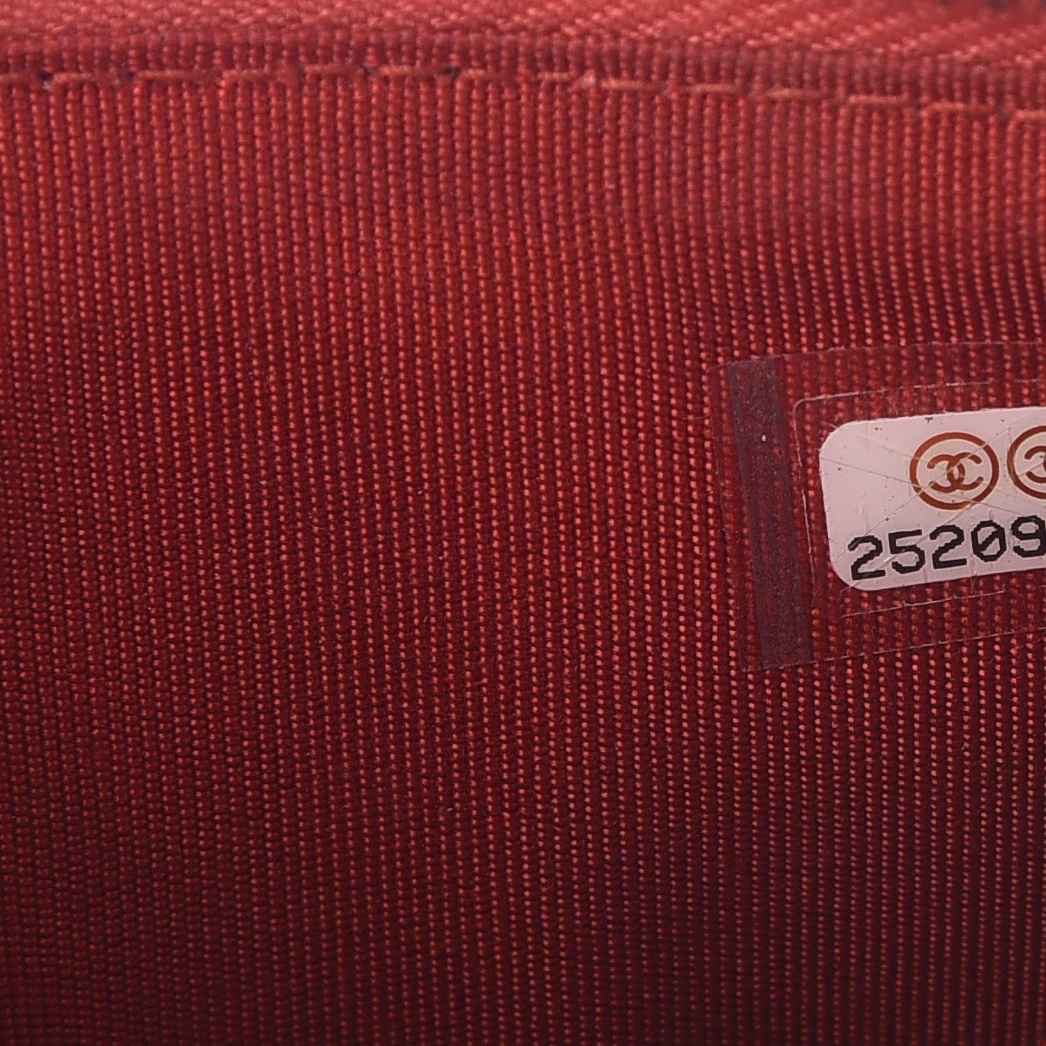 Chanel Caviar Quilted Flat Wallet Pouch Red 7 of 8