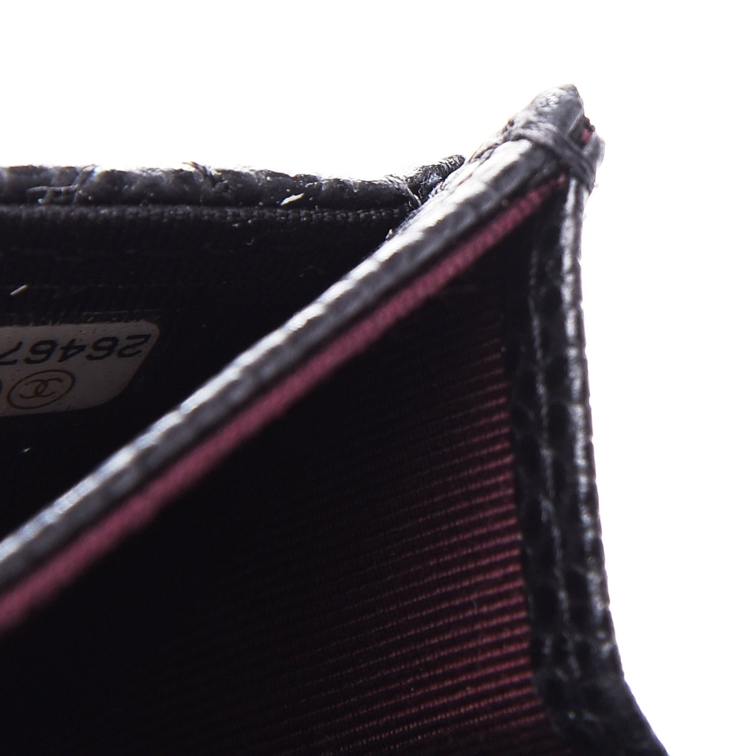 Chanel Caviar Quilted Flap Card Holder Wallet Black 8 of 9