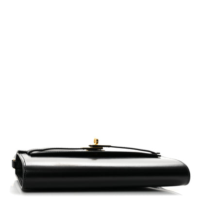Hermes Box Kelly Wallet To Go Black 3 of 12