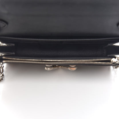 Louis Vuitton Transformed Damier Ebene Time Trunk Twist Chain Wallet 5 of 8