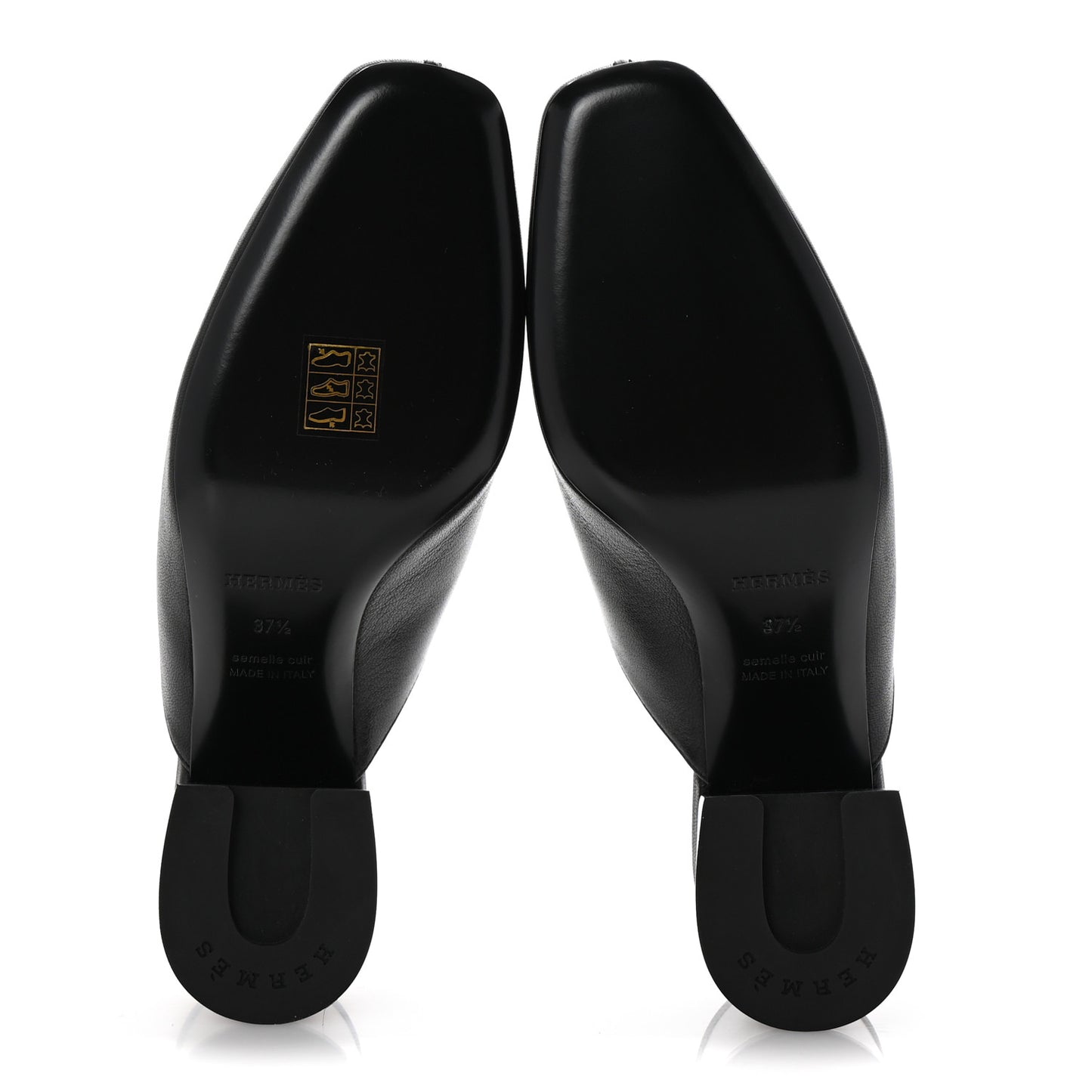 Goatskin Womens Gisele 60 Mules 37.5 Black
