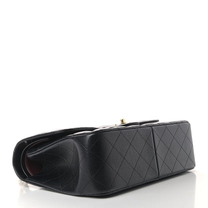 Chanel Caviar Quilted Jumbo Double Flap Black 3 of 4