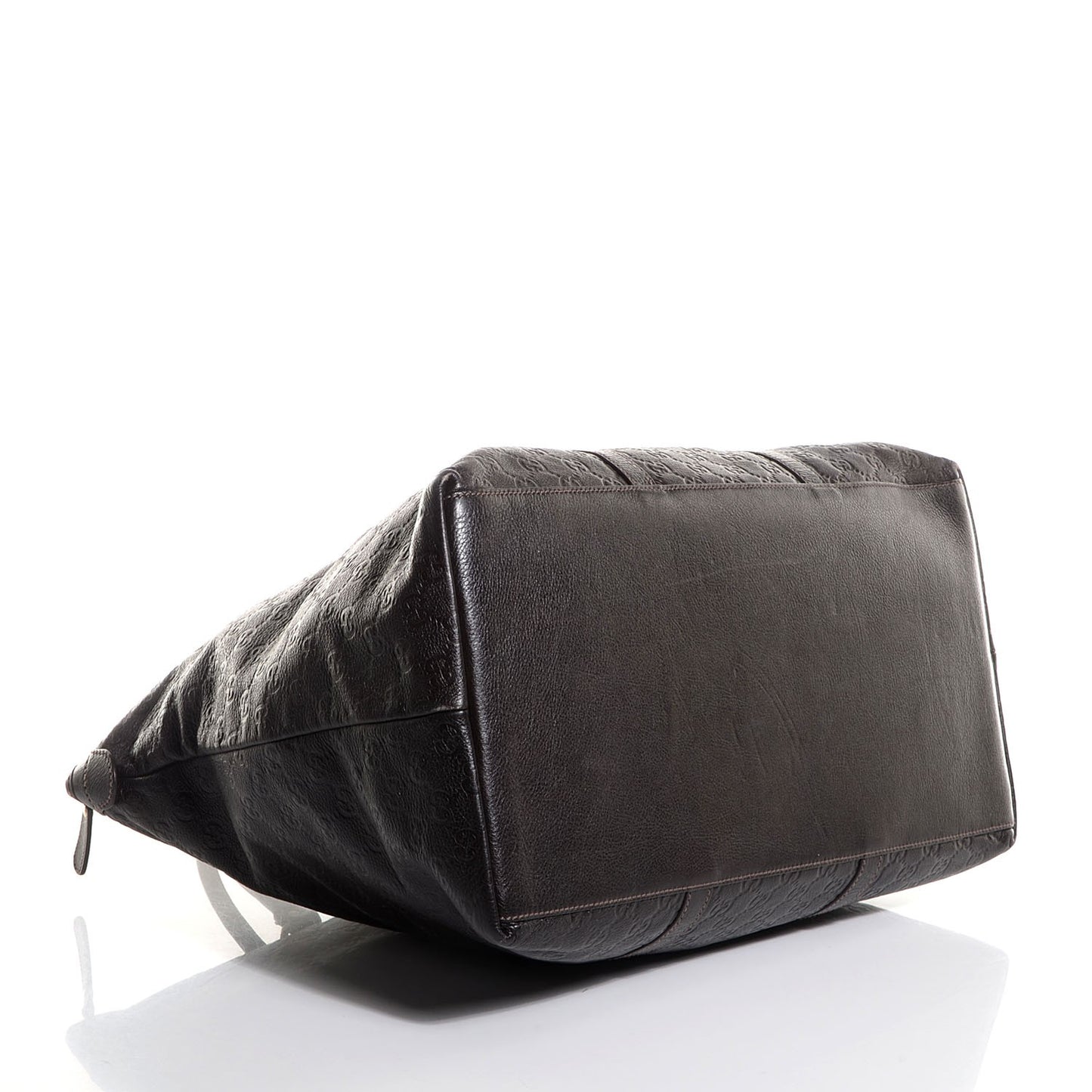 Guccissima Medium Joy Tote Bag Dark Brown