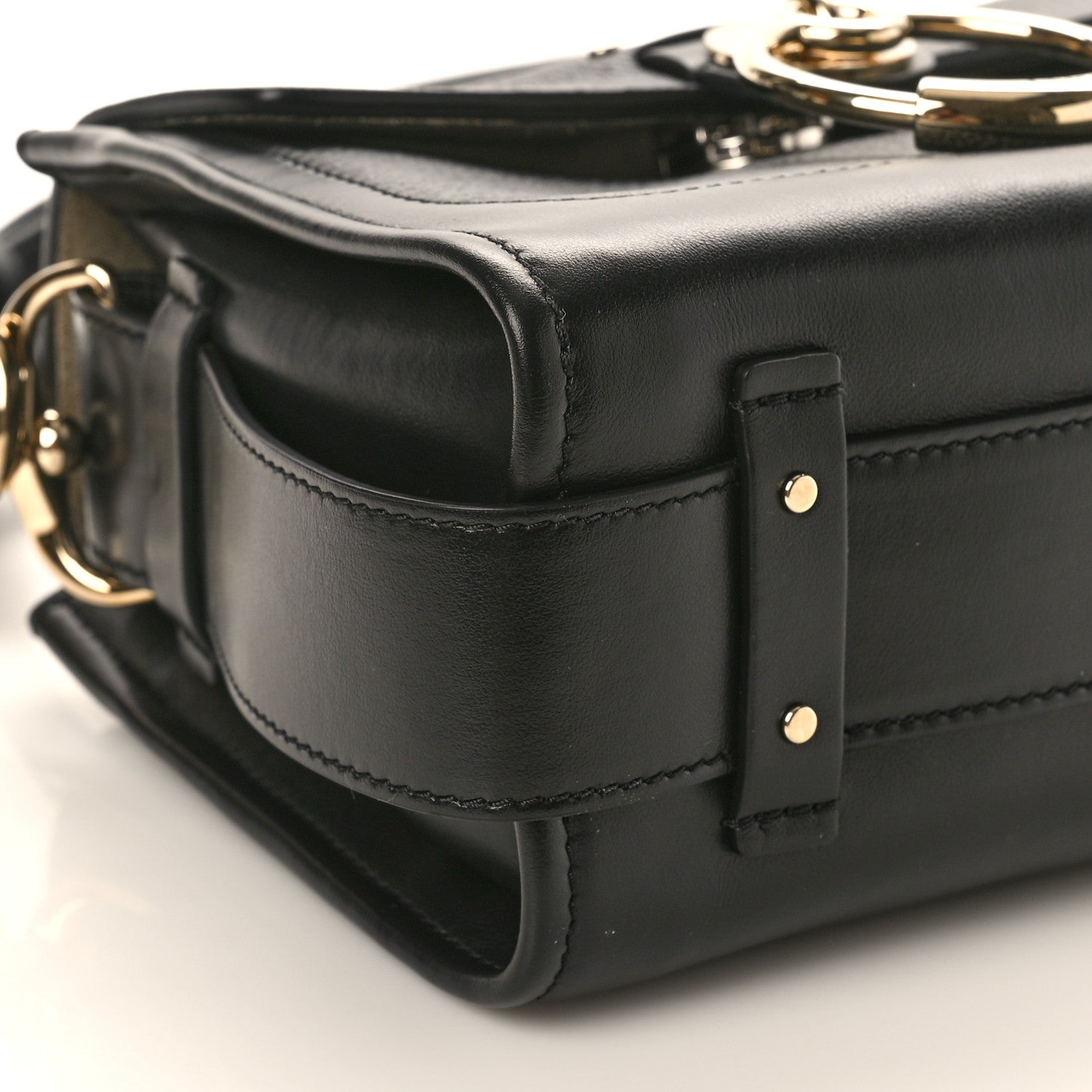 Chloe Calfskin Mini Tess Day Bag Black 9 of 10