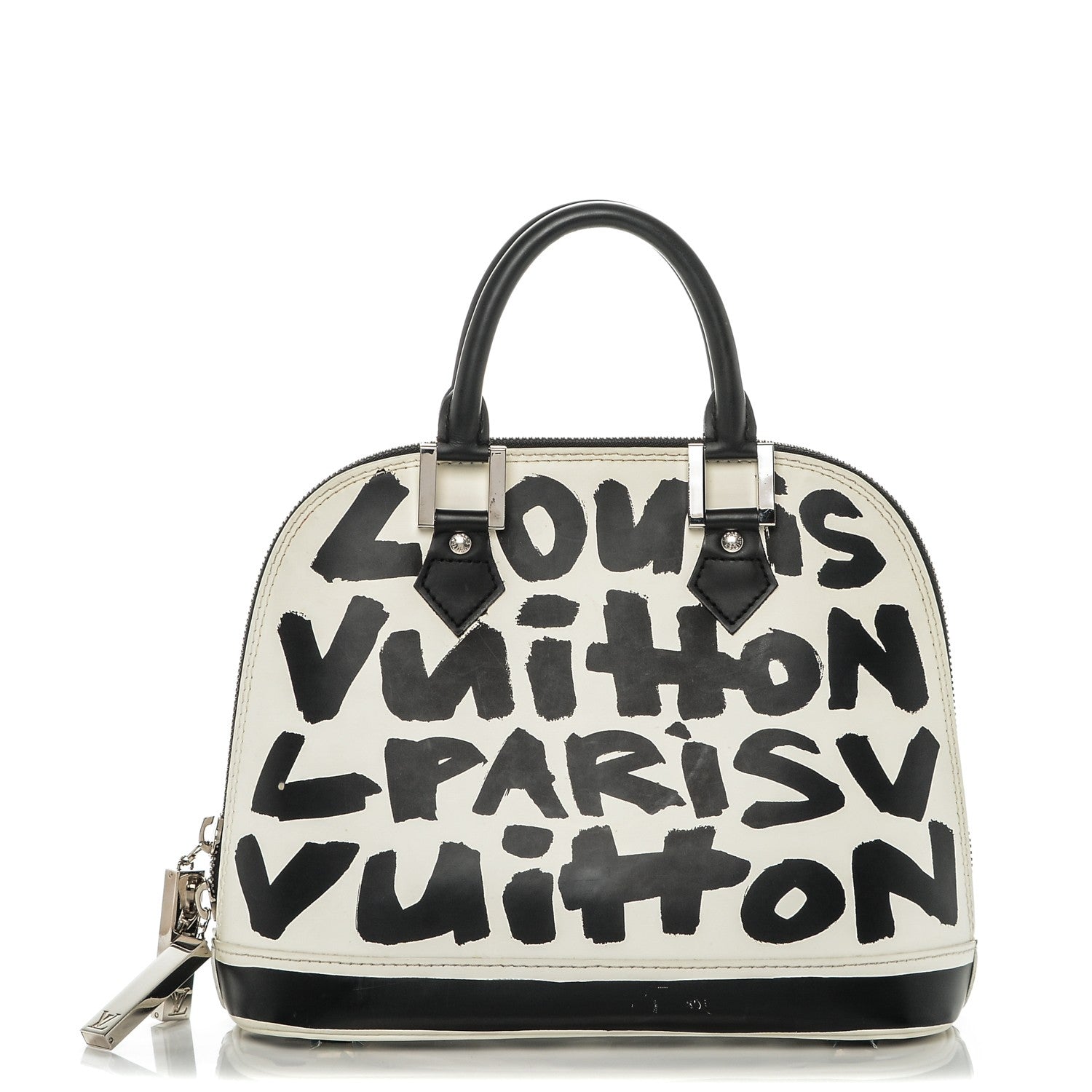 Louis Vuitton Graffiti Alma MM Black 1 of 8