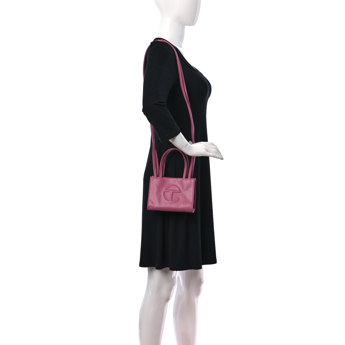 Vegan Leather Small Shopping Bag Corned Beef