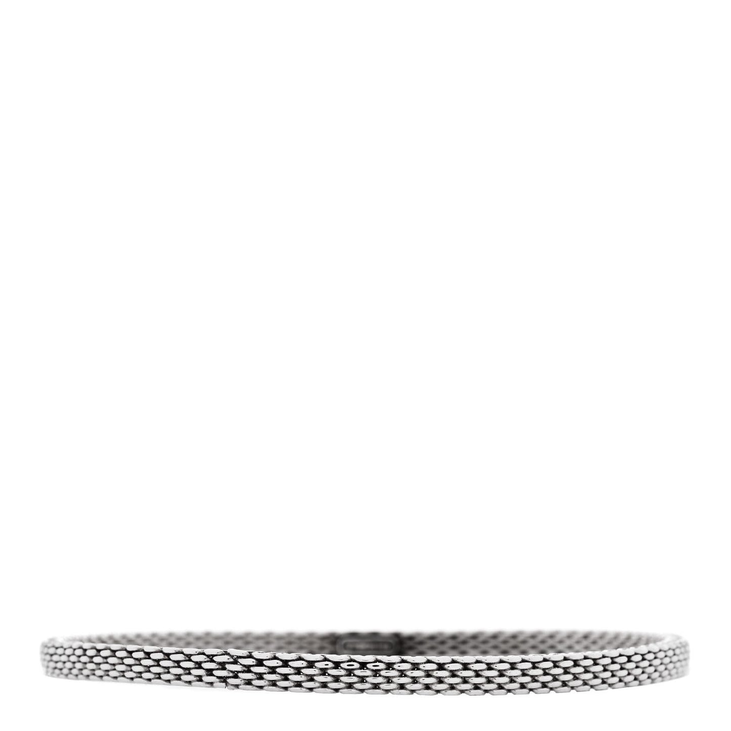 Sterling Silver Narrow Somerset Mesh Bangle Bracelet