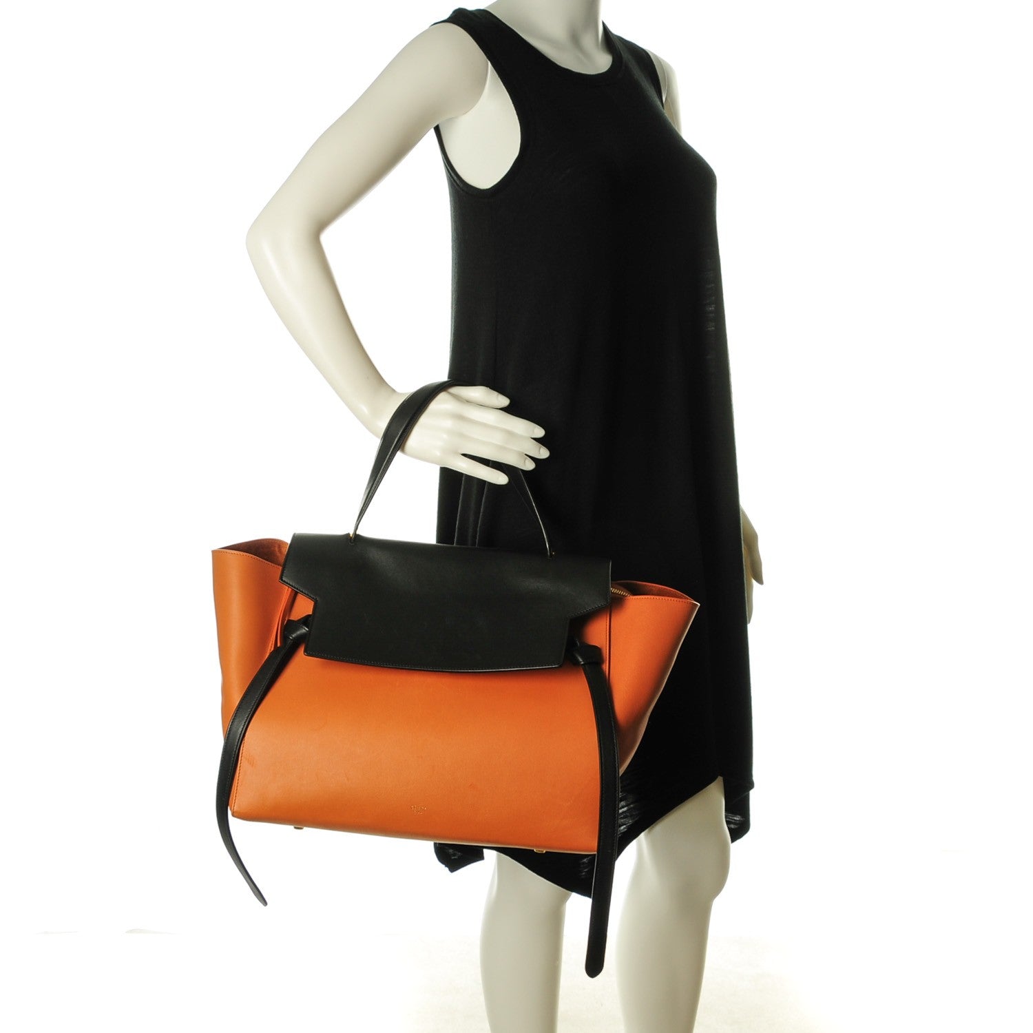 Celine Smooth Calfskin Large Bi-Color Belt Bag Light Copper 2 of 8