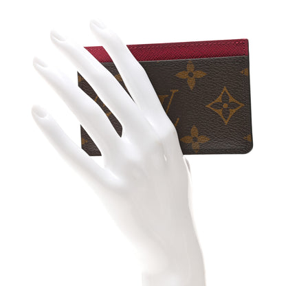 Louis Vuitton Monogram Card Holder Fuchsia 2 of 6
