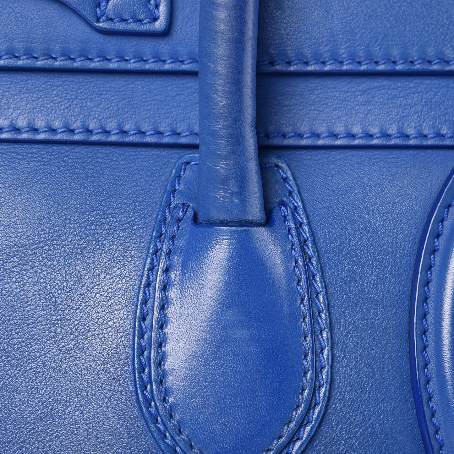 Smooth Calfskin Mini Luggage Royal Blue