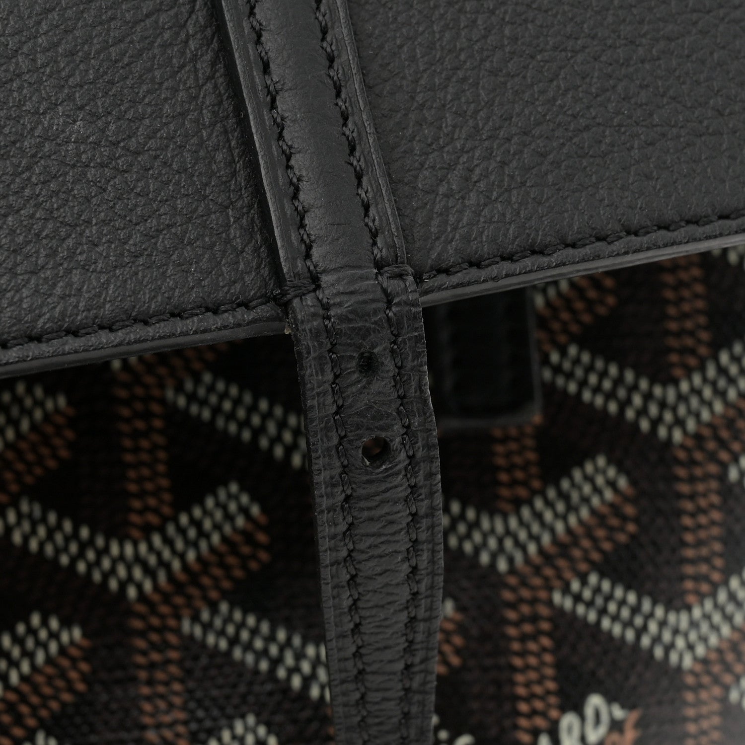 Goyard Goyardine Calfskin Mini Alpin Backpack Black 11 of 14